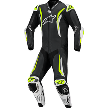 ALPINESTARS GP Tech v5 1-Piece Leather Suit - Black/White/Yellow Fluo - US 40 / EU 50 3150226-125-50