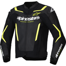 ALPINESTARS GP Force v2 Airflow Leather Jacket - Black/Yellow Fluo - US 48 / EU 58 3100326-155-58