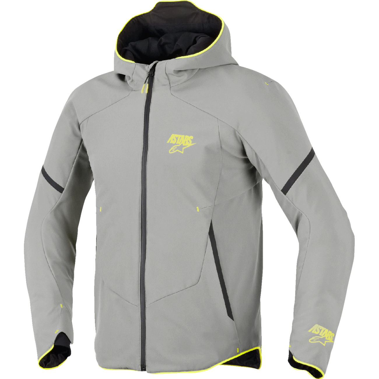 ALPINESTARS Aeroshell Waterproof Jacket - Mid Gray/Yellow Fluo - Medium 3200226-9116-M