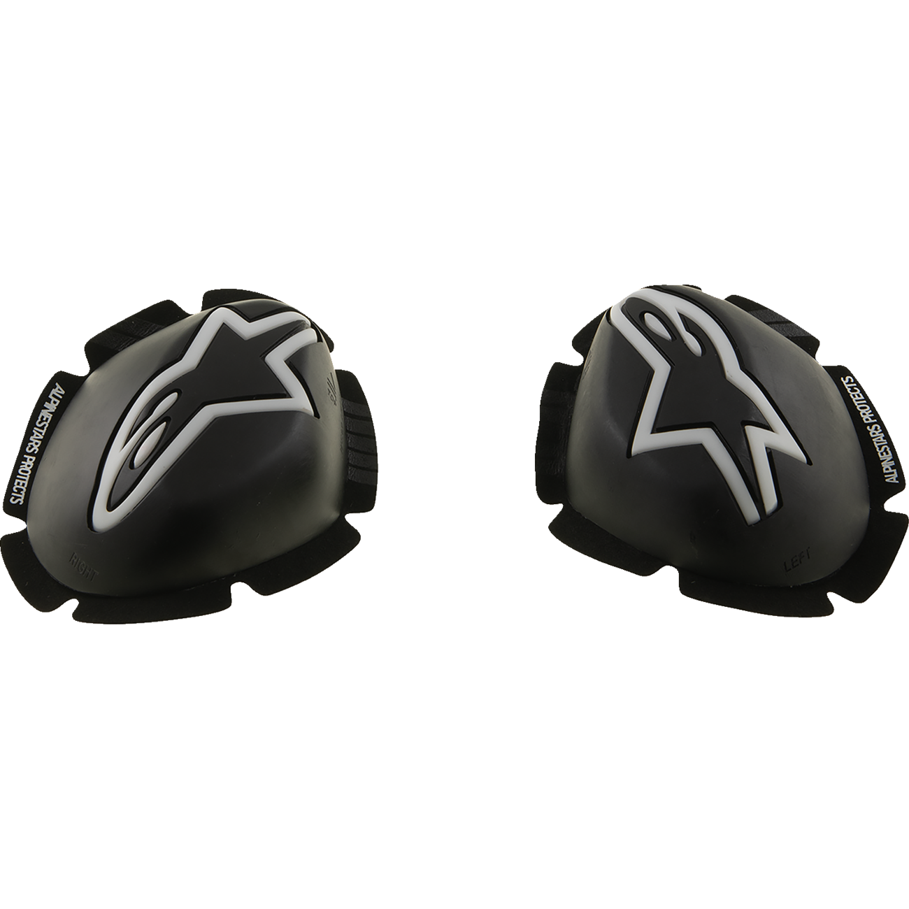 ALPINESTARS GP Tech Knee Sliders - Black/White 6400126-12