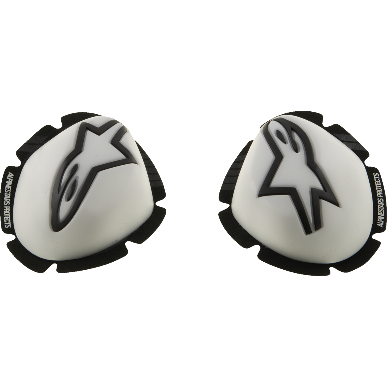 ALPINESTARS GP Tech Knee Sliders - White/Black 6400126-21