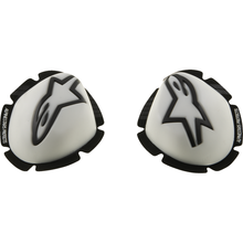 ALPINESTARS GP Tech Knee Sliders - White/Black 6400126-21