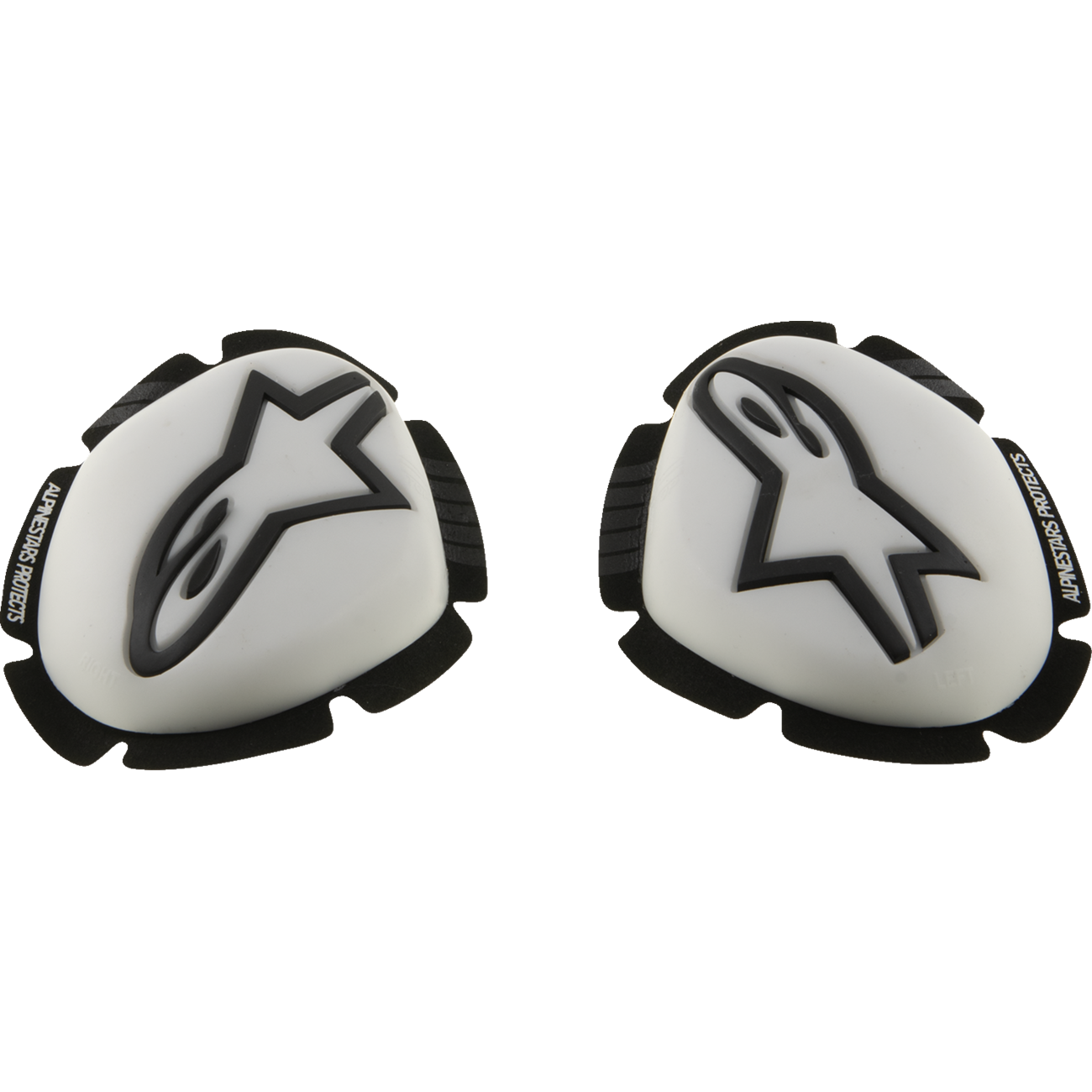 ALPINESTARS GP Plus Knee Sliders - White/Black 6400226-21