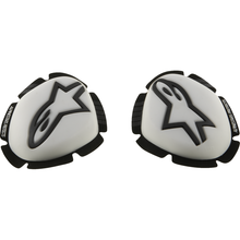 ALPINESTARS GP Plus Knee Sliders - White/Black 6400226-21