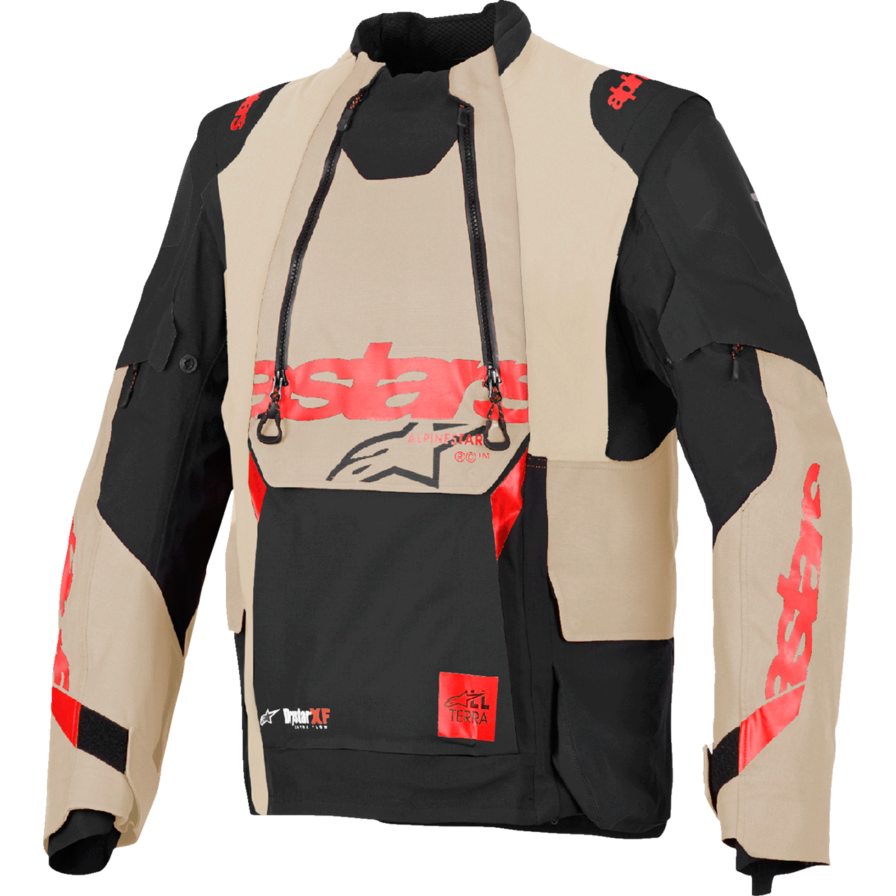 ALPINESTARS Halo Pro Drystar? XF Laminated Jacket - Mastic/Black - XL 3200426-8047-XL