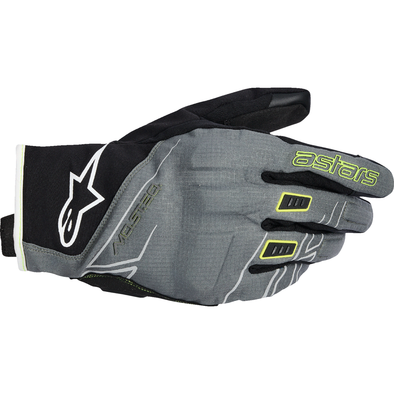 ALPINESTARS Moblast WP Gloves - Fur Gray/Black/Sulphur Yellow - Large 3520226-9352-L
