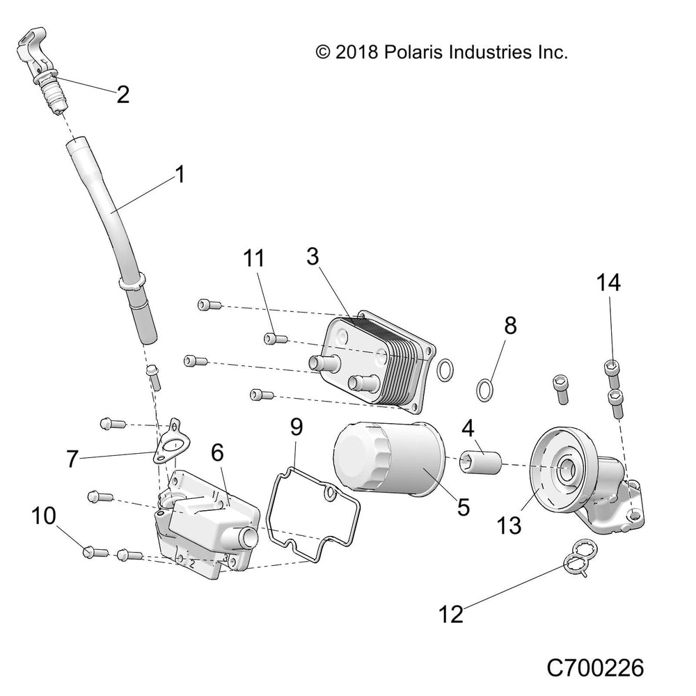 
                      
                        Polaris Ranger Oil to Water Cooler, Genuine OEM Part 1240821, Qty 1
                      
                    