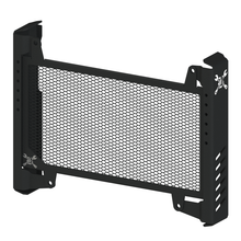 Slash Cut Radiator Cvr Black