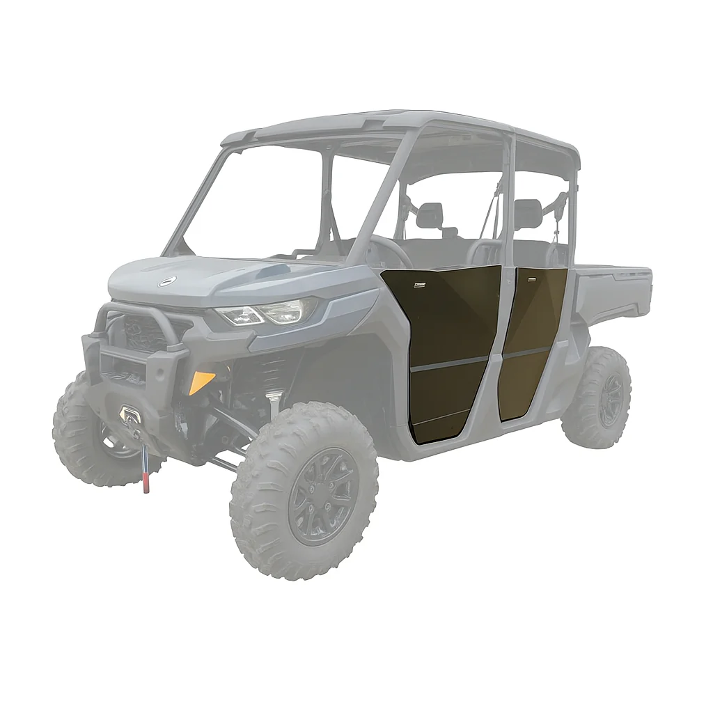 Alloy Lower Front Half Door Pair Can