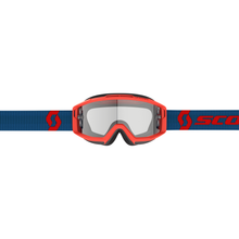 Split Otg Goggle Drk Blue/Neon Rd Clear Works