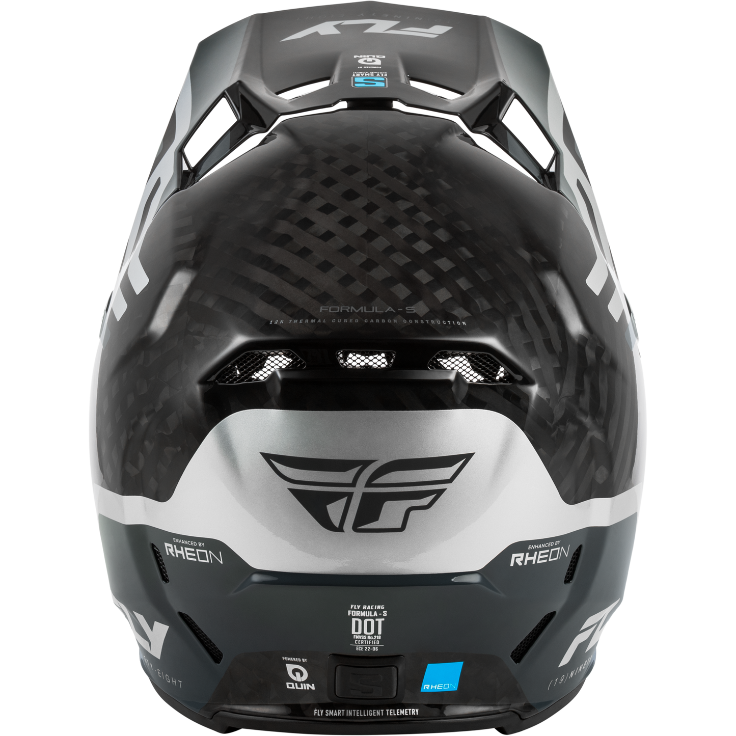 Formula S Carbon Byte Helmet Black Carbon/Grey/Silver Lg