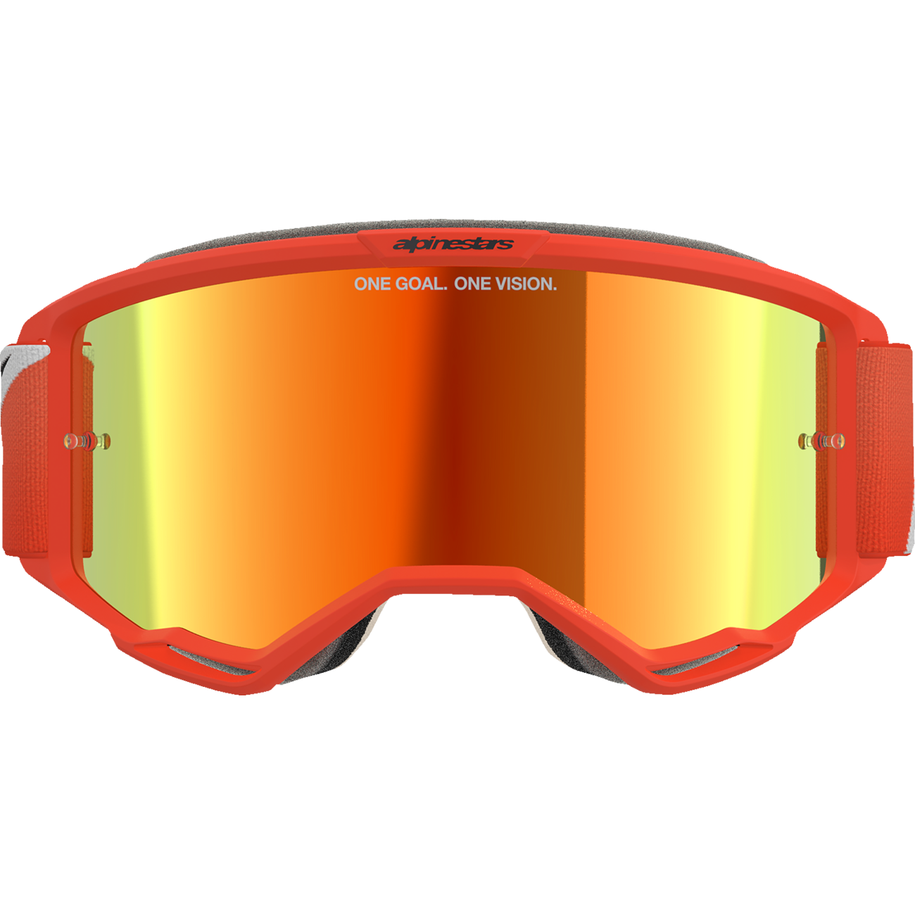 ALPINESTARS GOGGLES Vision 5 Goggle - Corp - Orange - Red Mirror Lens 5101825-480