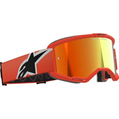 ALPINESTARS GOGGLES Vision 5 Goggle - Corp - Orange - Red Mirror Lens 5101825-480