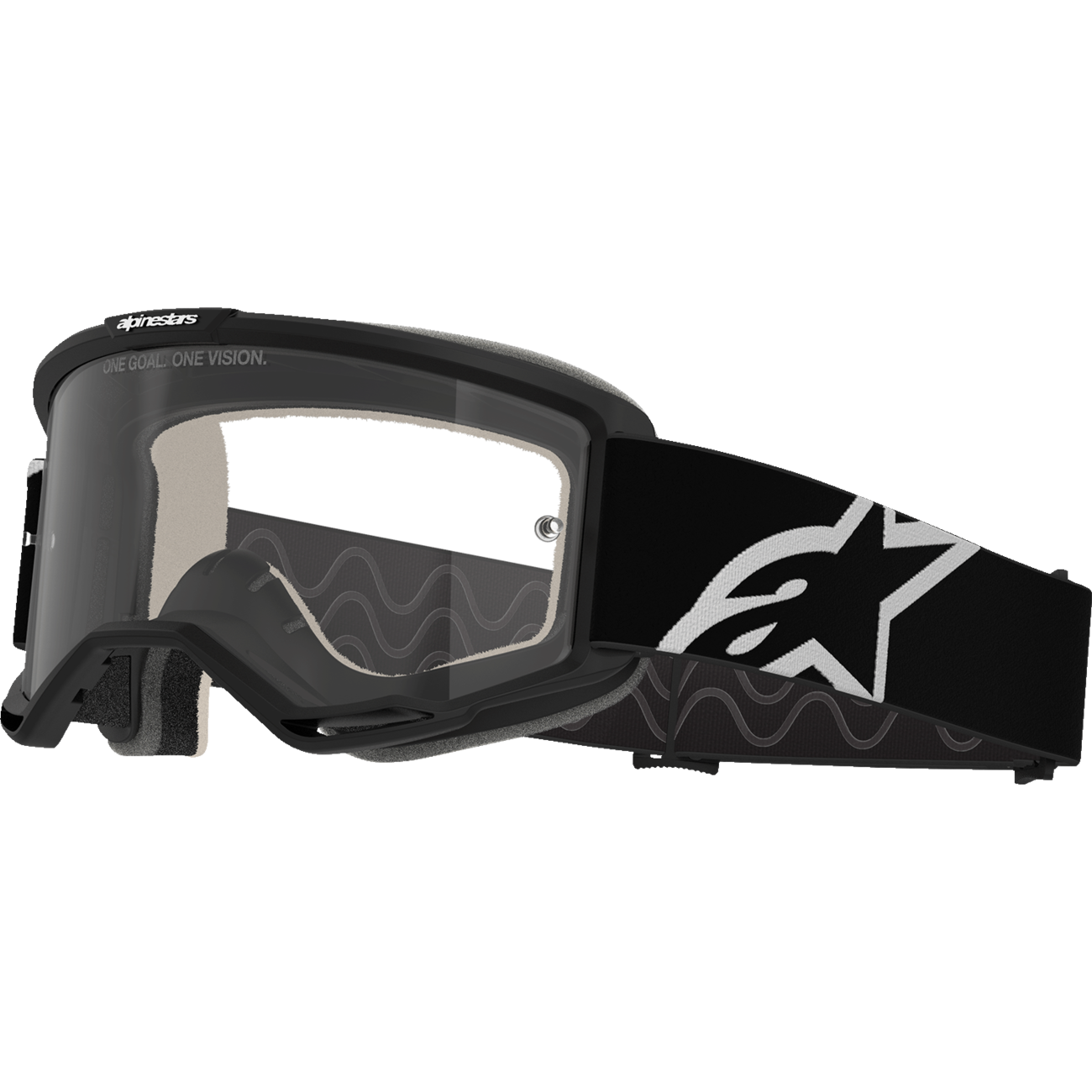 ALPINESTARS GOGGLES Vision 5 Goggle - Corp - Black - Clear Lens 5101725-1425