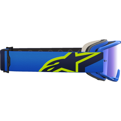 ALPINESTARS GOGGLES Vision 5 Goggle - Corp - Blue/Yellow - Blue Mirror Lens 5101825-7288
