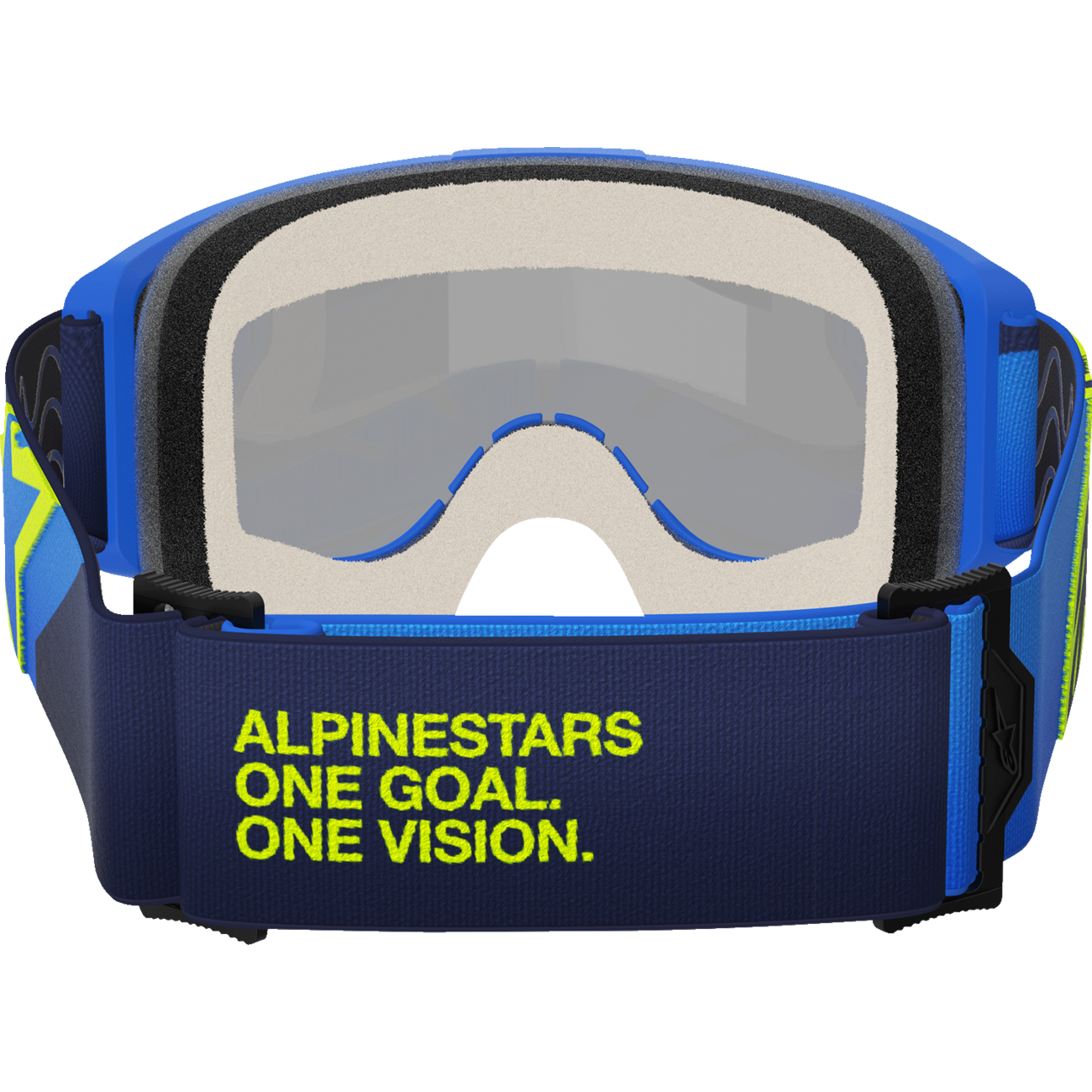 ALPINESTARS GOGGLES Vision 5 Goggle - Corp - Blue/Yellow - Blue Mirror Lens 5101825-7288