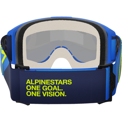 ALPINESTARS GOGGLES Vision 5 Goggle - Corp - Blue/Yellow - Blue Mirror Lens 5101825-7288