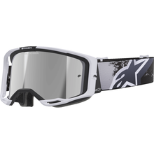 ALPINESTARS GOGGLES Vision 8 Goggle - Lahnd - Iron/Camo - Silver Mirror Lens 5100526-9283