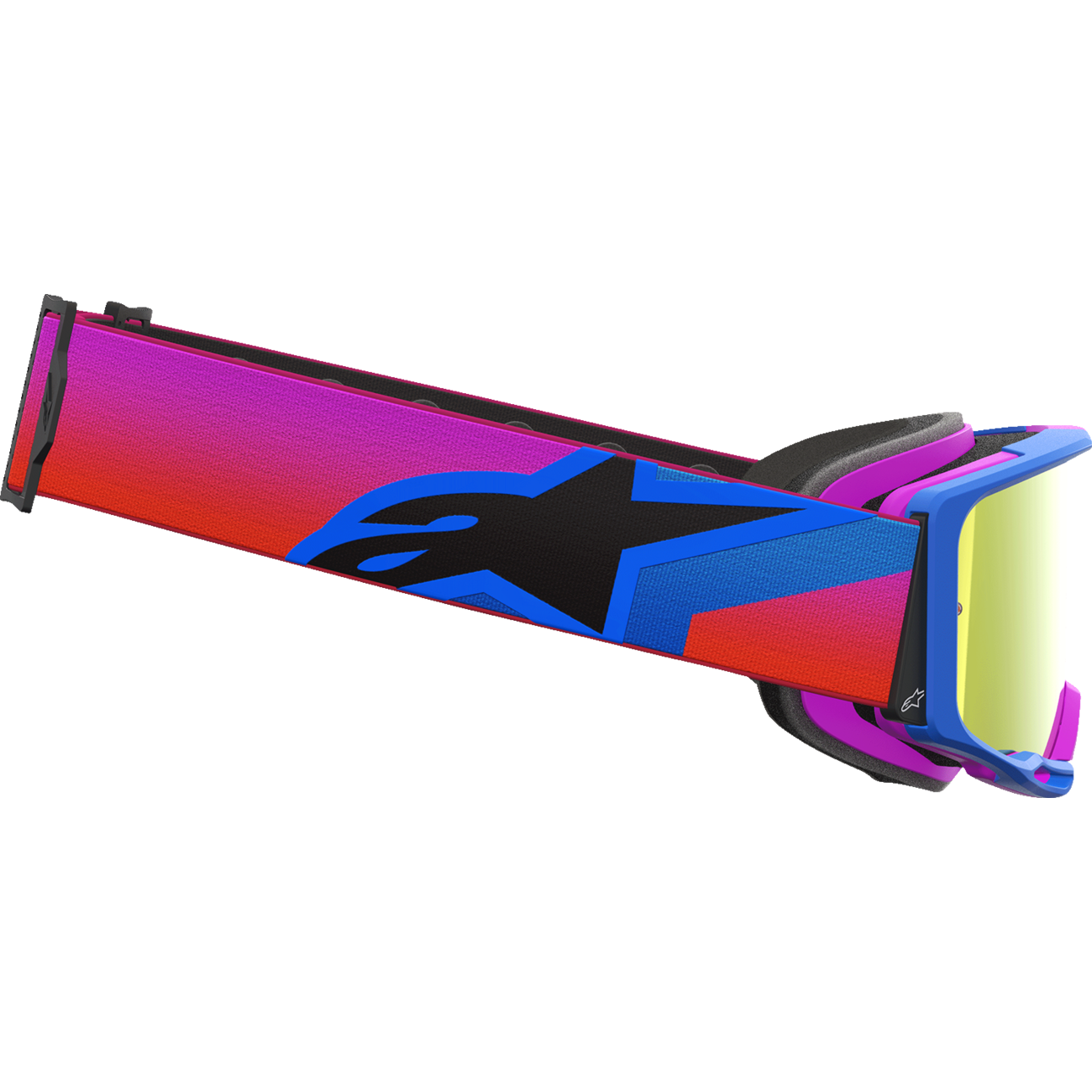 ALPINESTARS GOGGLES Vision 8 Goggle - Corp - Blue/Purple/Orange - Red Mirror Lens 5101625-7286