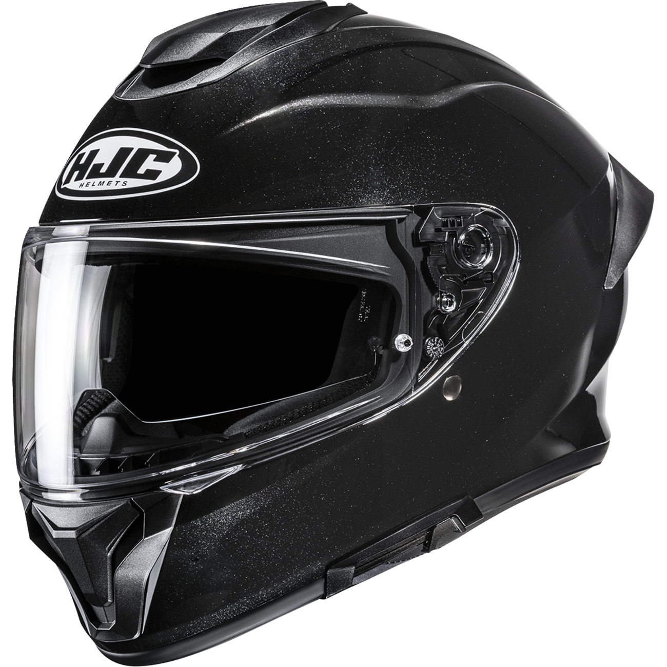 HJC C71 Helmet - Solid - Black - Large FP69NUS6METV