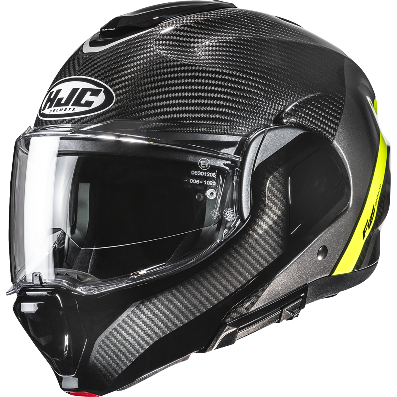HJC F100 Carbon Modular Helmet - Stan - MC3H - Small EB20NUS403HV