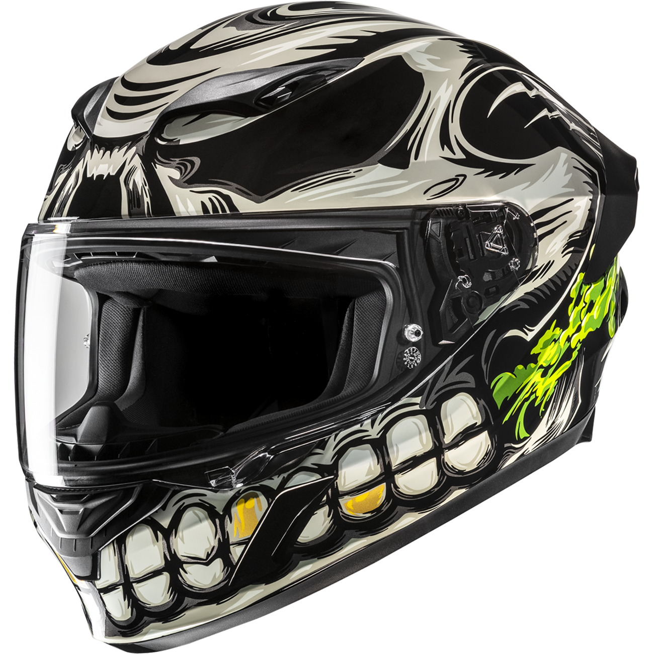 HJC i11 Helmet - Acid Skull - MC5 - XS FP67NUS3205V