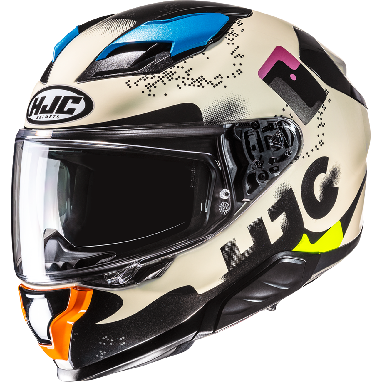 HJC F71 Helmet - Faco - MC28 - Large FA47NUS6A28V