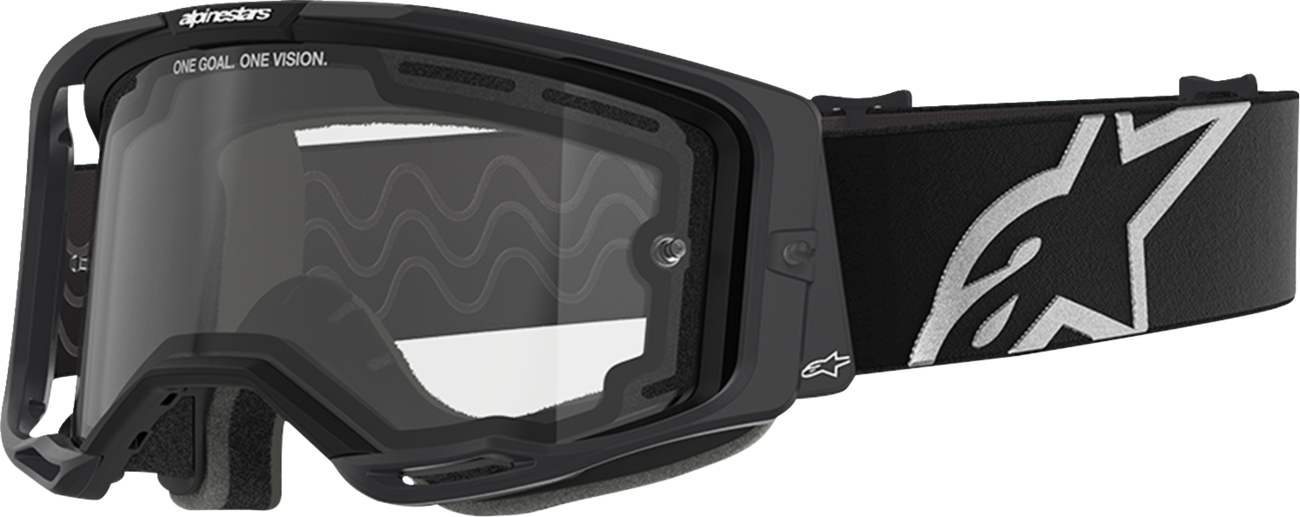 ALPINESTARS GOGGLES Vision 8 Goggle - Corp - Dual Pane - Black - Clear Lens 5101025-1517