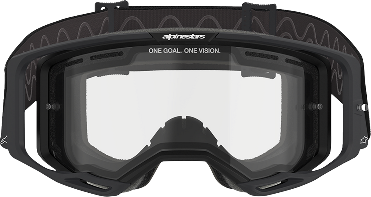 ALPINESTARS GOGGLES Vision 8 Goggle - Corp - Dual Pane - Black - Clear Lens 5101025-1517