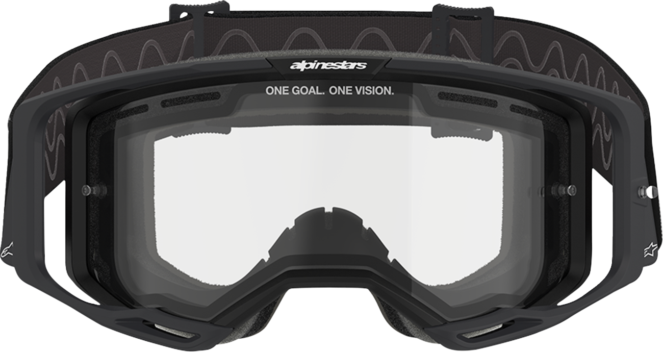 ALPINESTARS GOGGLES Vision 8 Goggle - Corp - Dual Pane - Black - Clear Lens 5101025-1517