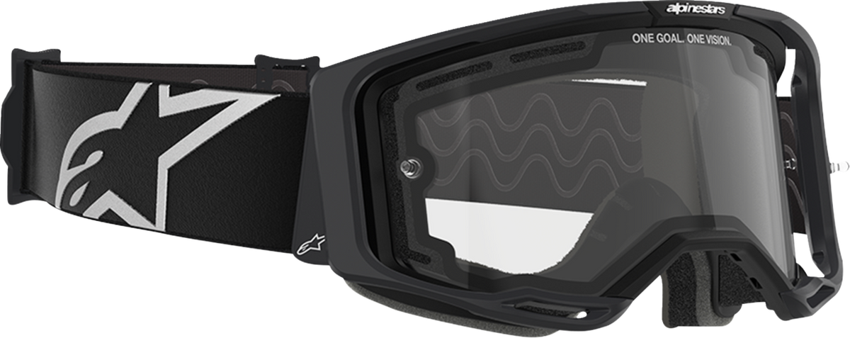 ALPINESTARS GOGGLES Vision 8 Goggle - Corp - Dual Pane - Black - Clear Lens 5101025-1517