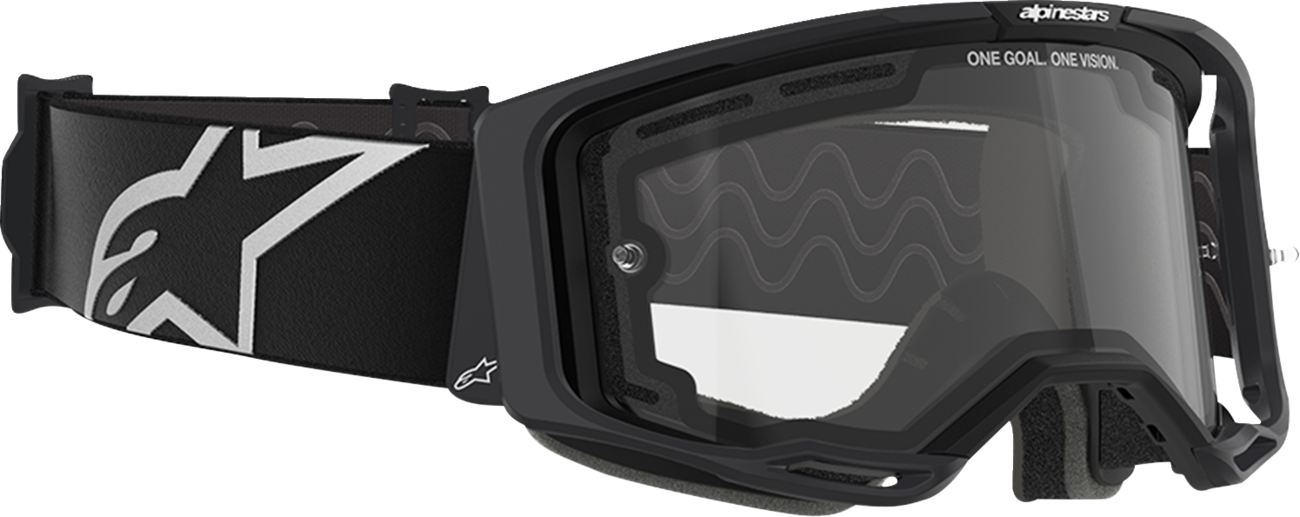 ALPINESTARS GOGGLES Vision 8 Goggle - Corp - Dual Pane - Black - Clear Lens 5101025-1517