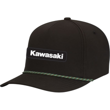 FACTORY EFFEX Kawasaki Explorer Braided Snapback Hat - Black/Green 29-86106