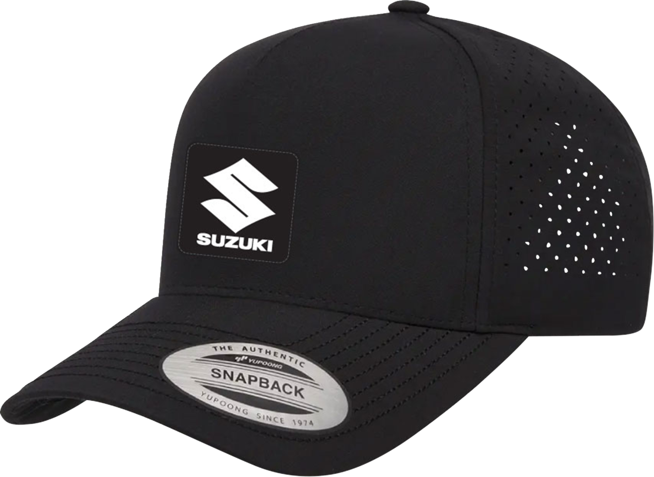 FACTORY EFFEX Suzuki Performance Snapback Hat - Black 29-86402