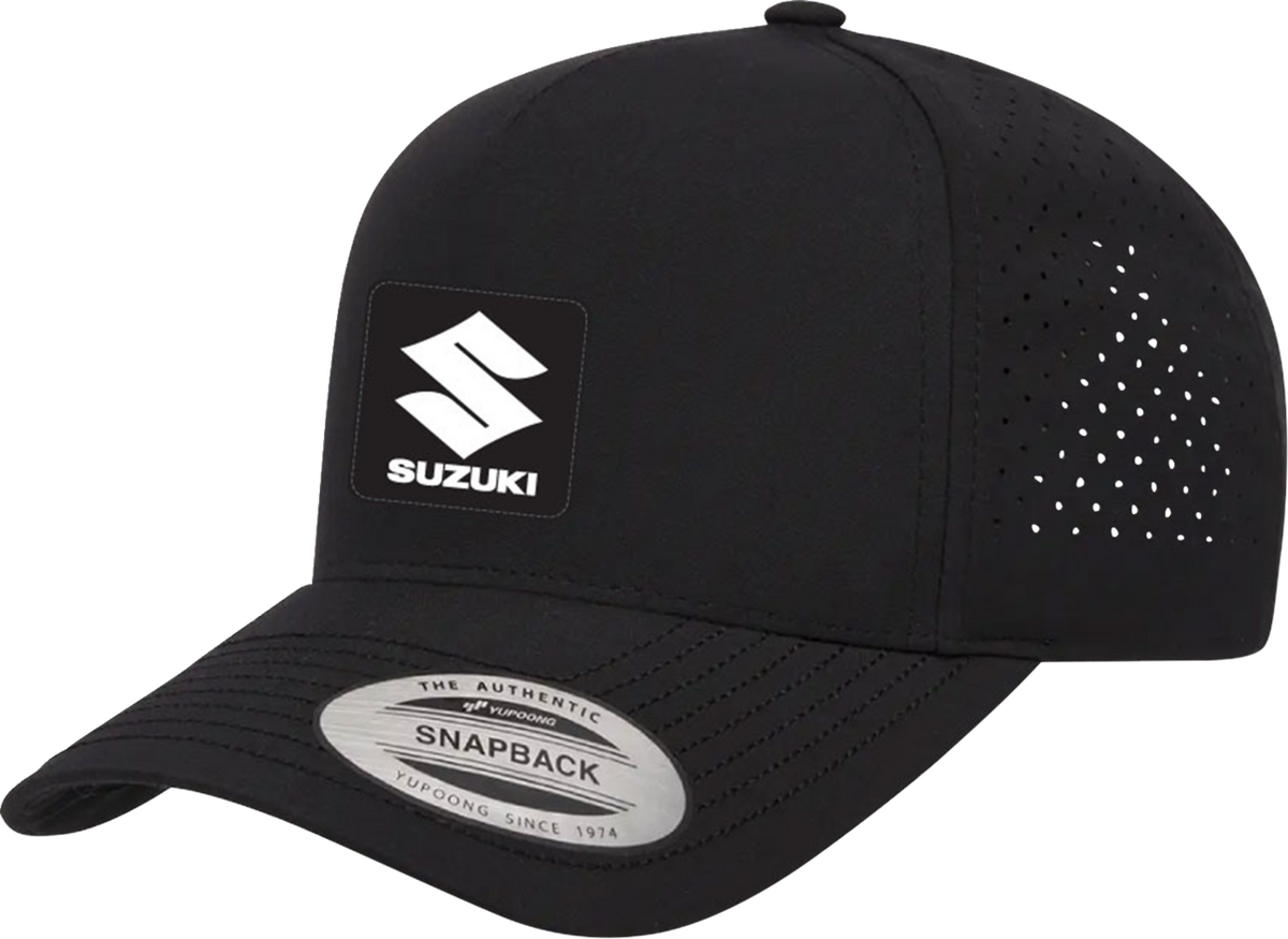 FACTORY EFFEX Suzuki Performance Snapback Hat - Black 29-86402