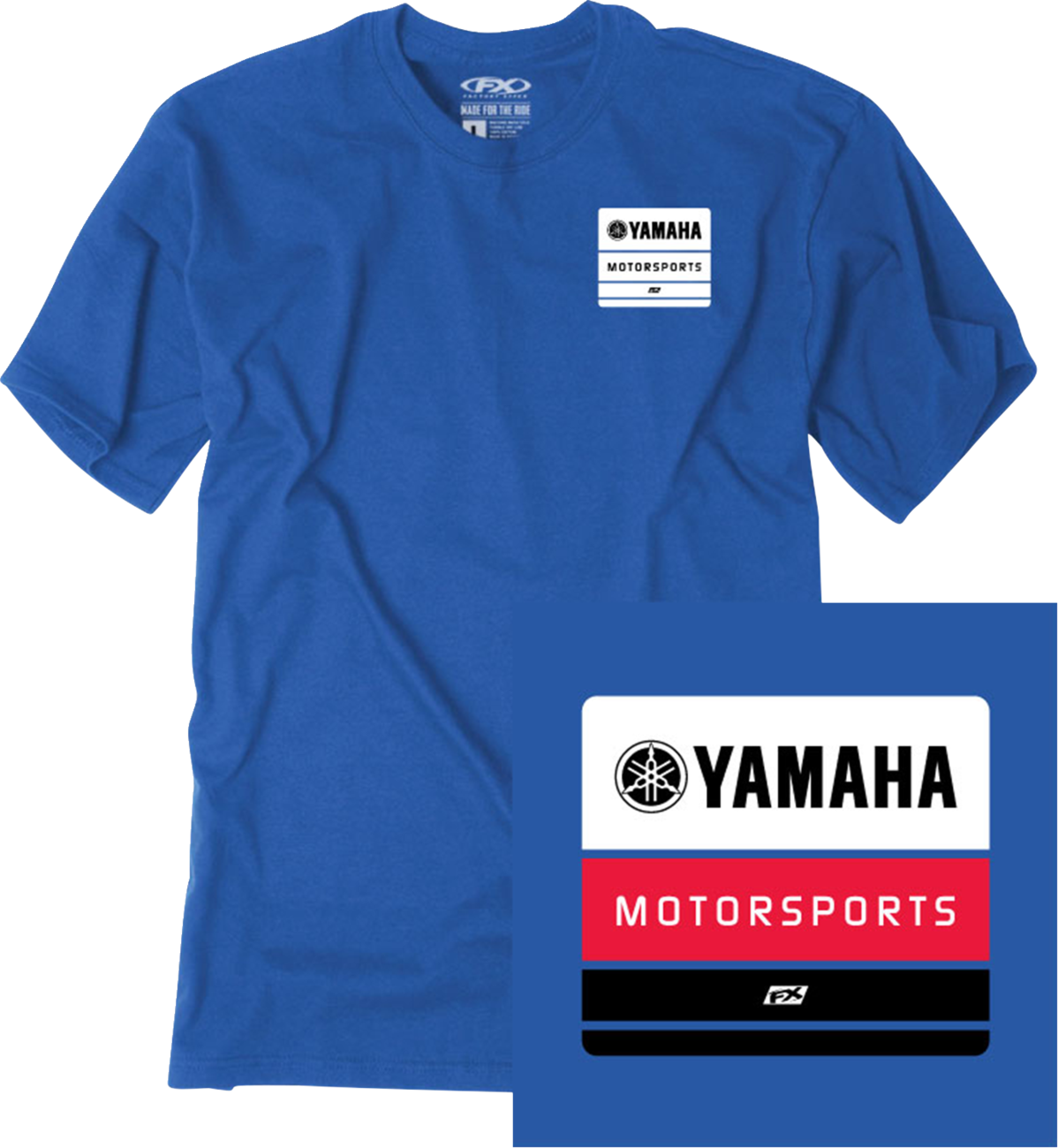 FACTORY EFFEX Yamaha Phase T-Shirt - Royal - 2XL 29-87218