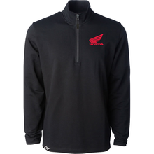 FACTORY EFFEX Honda Performance Quarter-Zip Sweatshirt - Black - Large 29-85324