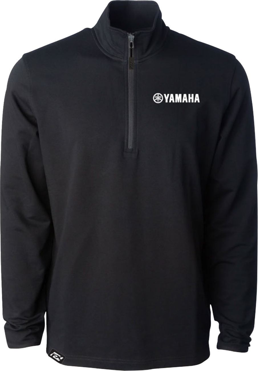 FACTORY EFFEX Yamaha Performance Quarter-Zip Sweatshirt - Black - XL 29-85226