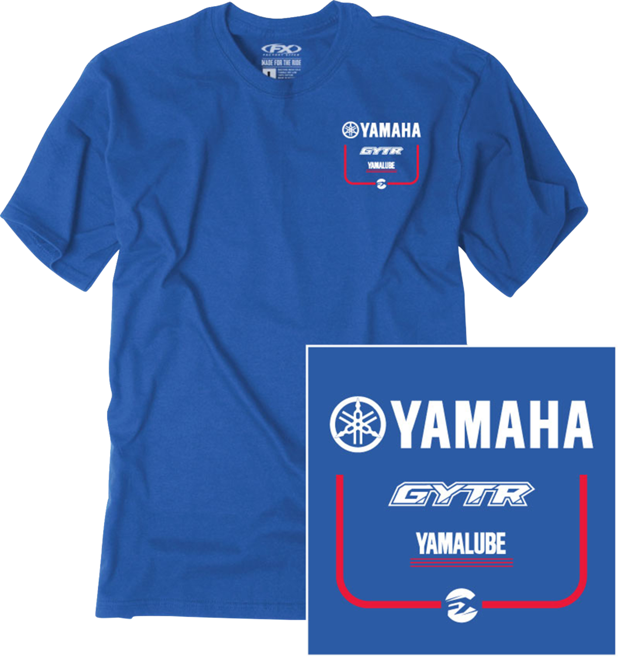 FACTORY EFFEX Yamaha Upshift T-Shirt - Royal - XL 29-87236