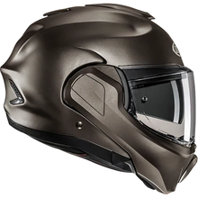 HJC F100 Modular Helmet - Solid - Semi-Flat Titanium - XL EH06NUS7SFTV