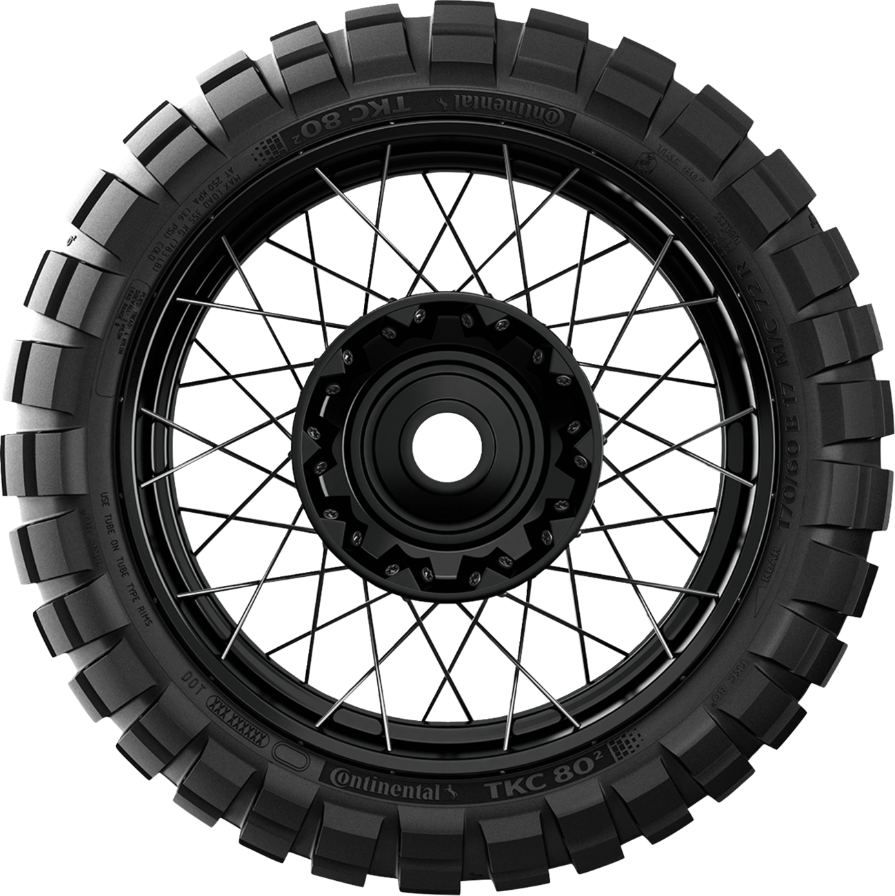 CONTINENTAL Tire - TKC 80² - Front - 120/70-19 - 60R 02405990000