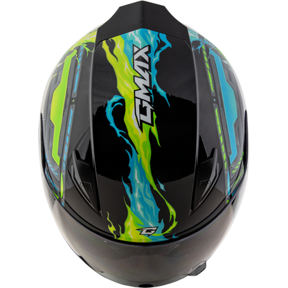 Gm 49y Charge Helmet Black/Blue/Green Ys