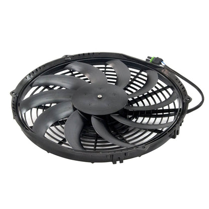 Polaris RZR Fan Assembly, Curved Blade, 12 in, Genuine OEM Part 2411807, Qty 1