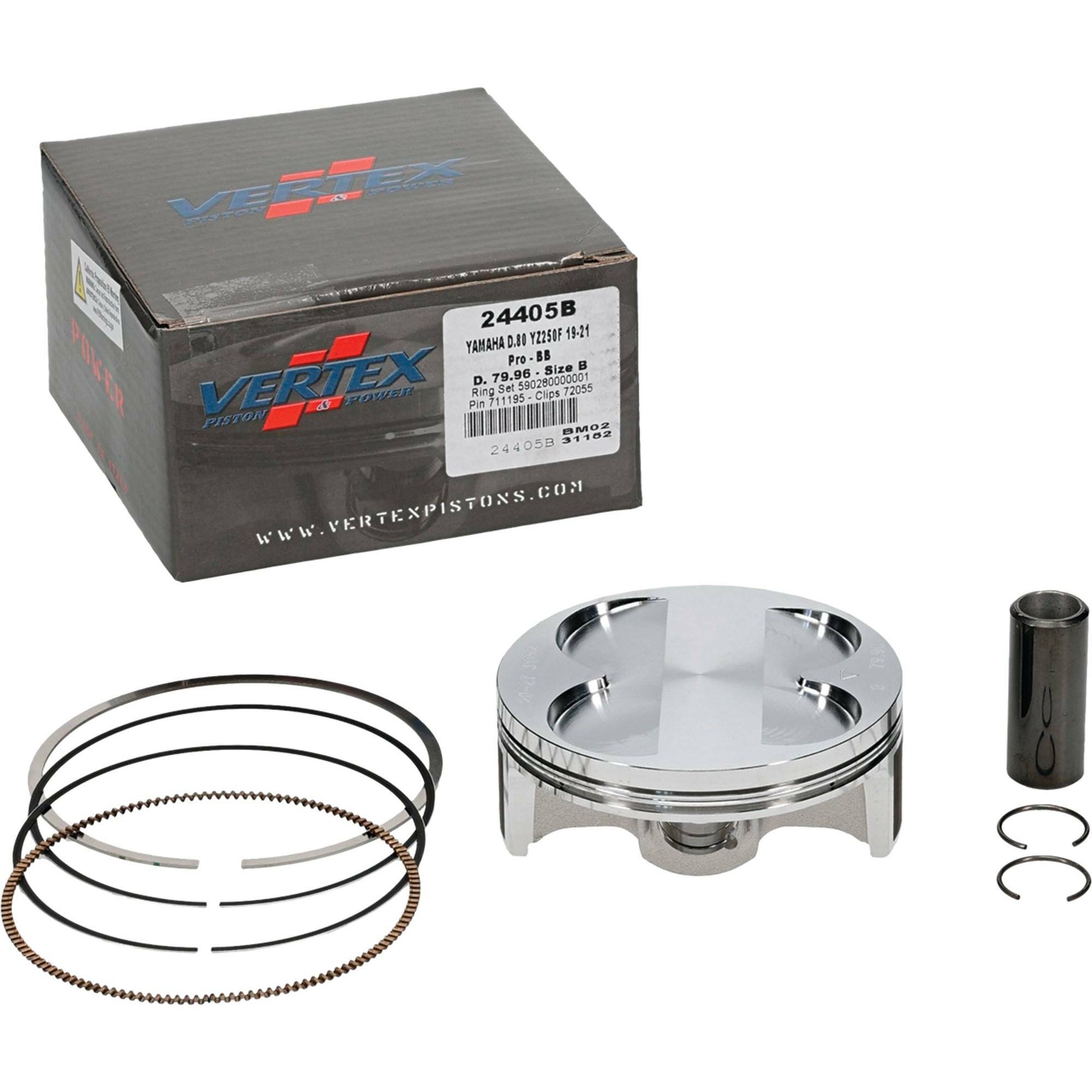 Piston Kit Bb Forged 79.96/+3.00 13.8:1 Yam