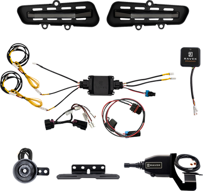 RAVEK Turn Signal Kit - Gen3 Speakeasy™ - Ranger XD 1500 - Lever 64-110SL