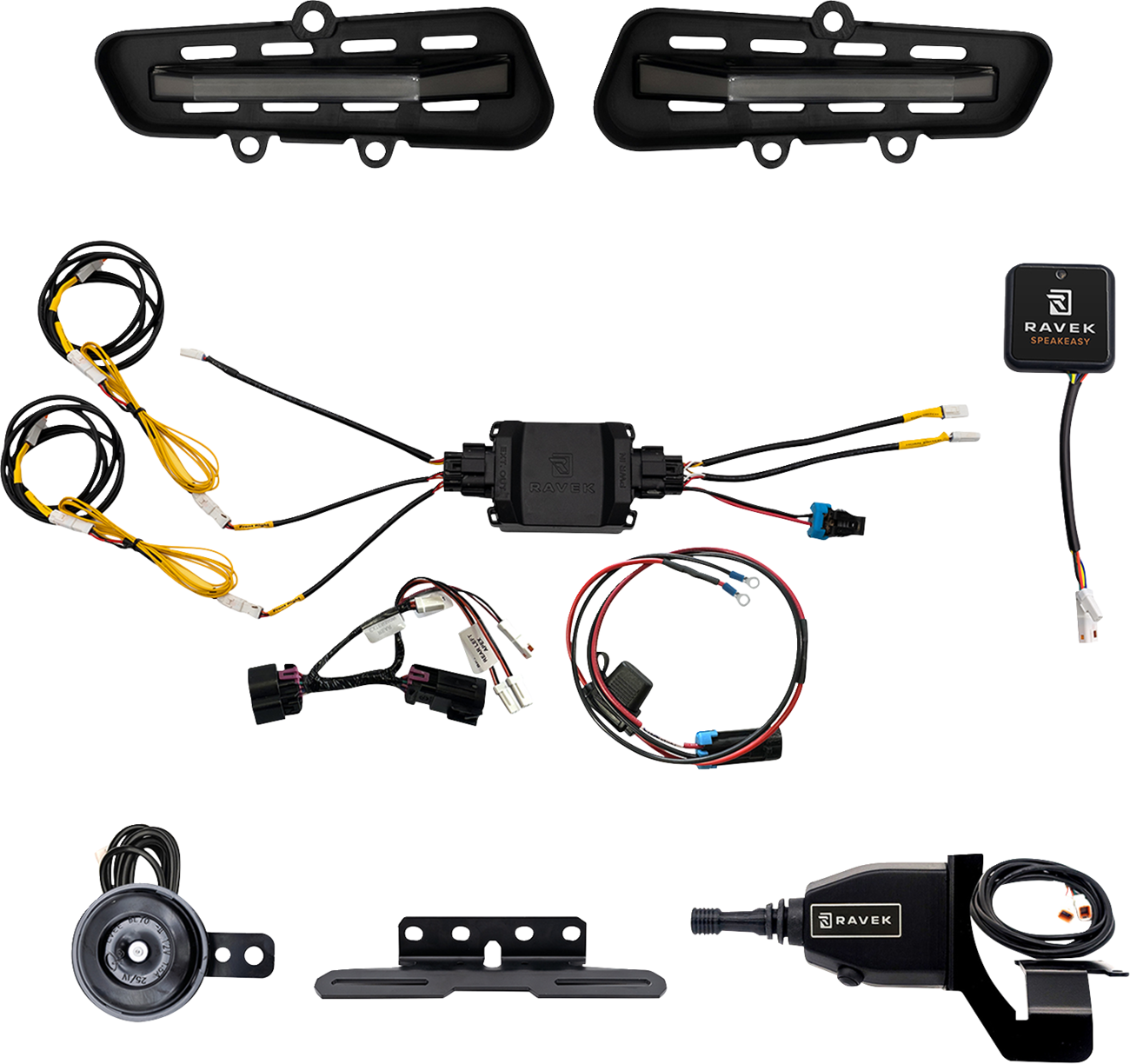 RAVEK Turn Signal Kit - Gen3 Speakeasy™ - Defender HD11 - Lever 65-2000SL