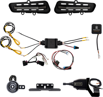 RAVEK Turn Signal Kit - Gen3 Speakeasy™ - Defender HD11 - Lever 65-2000SL