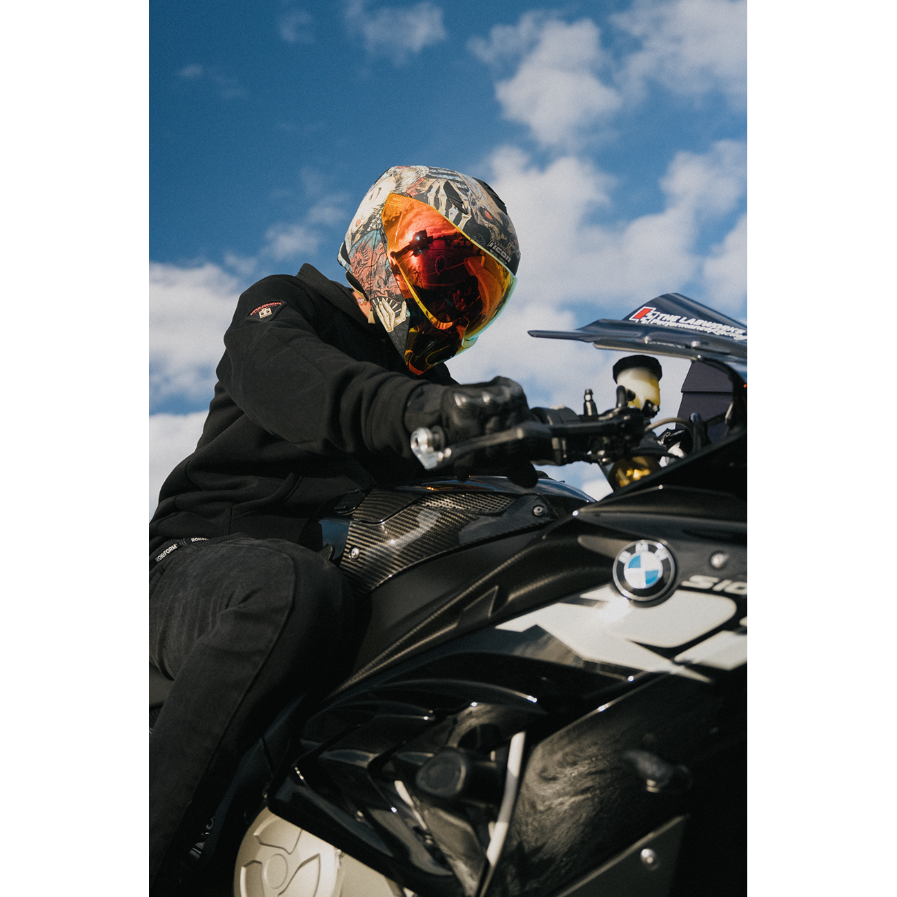ICON Threshold™ Modular Helmet - Odokuro - Black - XS 0100-2714