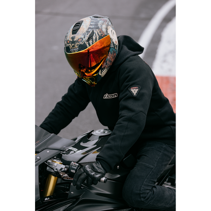 ICON Threshold™ Modular Helmet - Odokuro - Black - XS 0100-2714