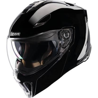 ICON Threshold™ Modular Helmet - Solid - Gloss Black - XS 0100-2811